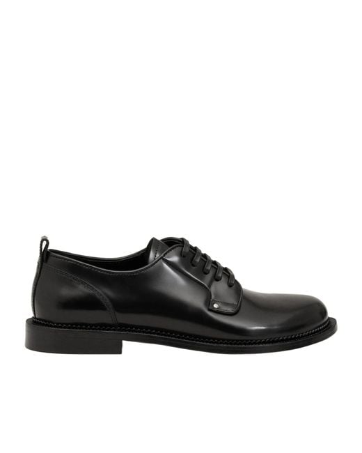 Ami Paris Men's Black Leather Anatomical Toe Derbies - Main Image