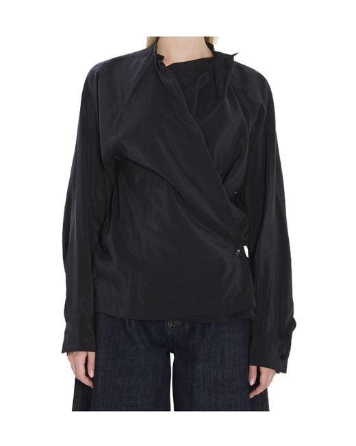 Lemaire Black Twisted Top