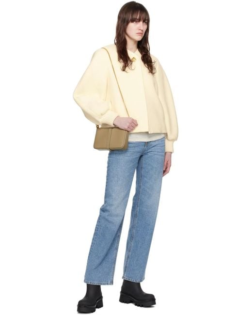 Chloé Natural Mini Marcie Leather Shoulder Bag