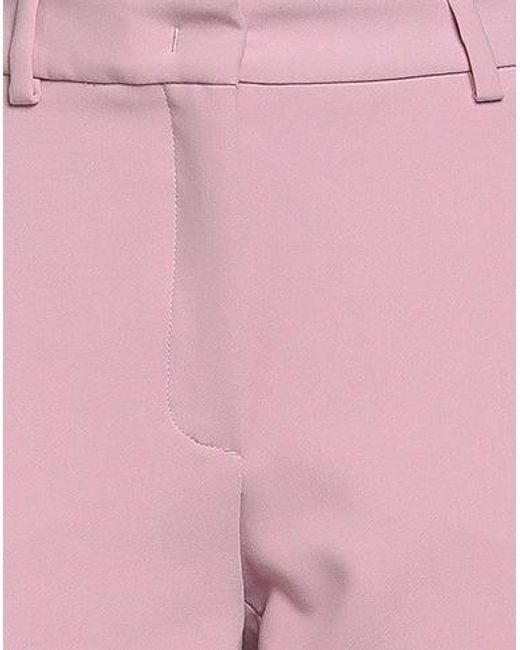 Weekend by Maxmara Pink Simple Straight-Leg Pants