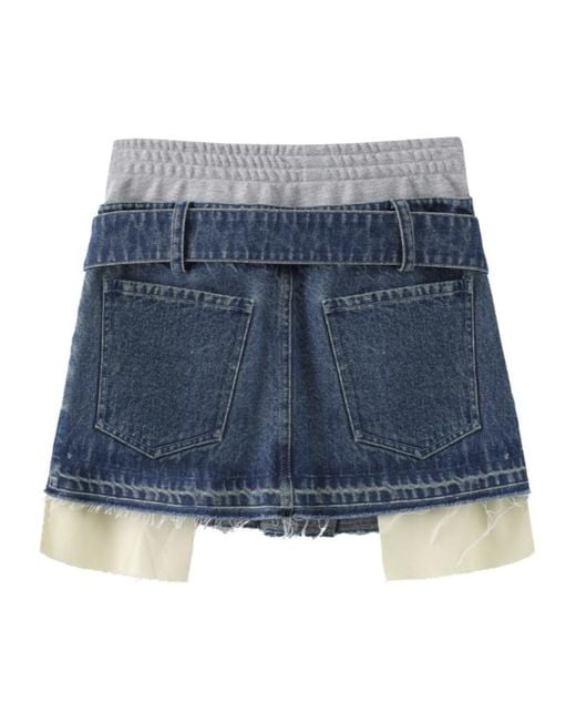 Marissa Chiara Blue Denim Skirt