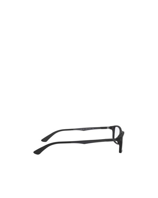 Ray-Ban White Rectangular Frame Glasses for men