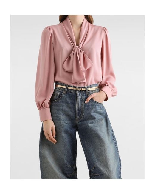 Dolce & Gabbana Pink Long Sleeve Shirt
