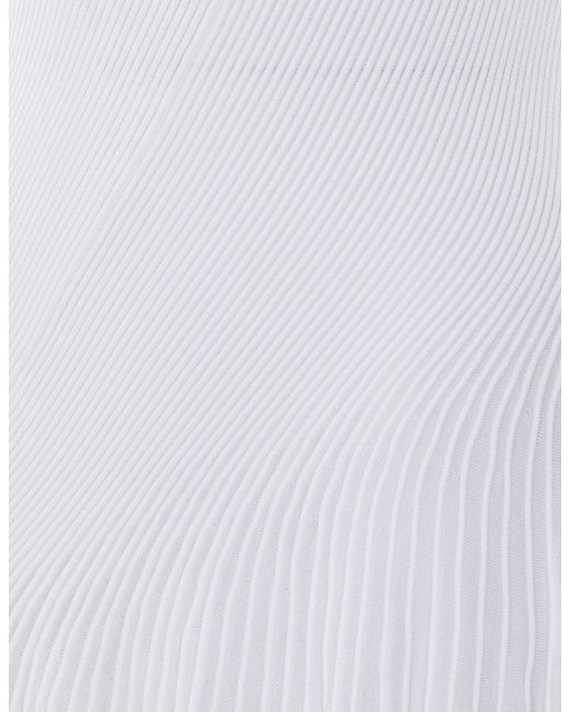 Alaïa White Alaïa Twisted Dress