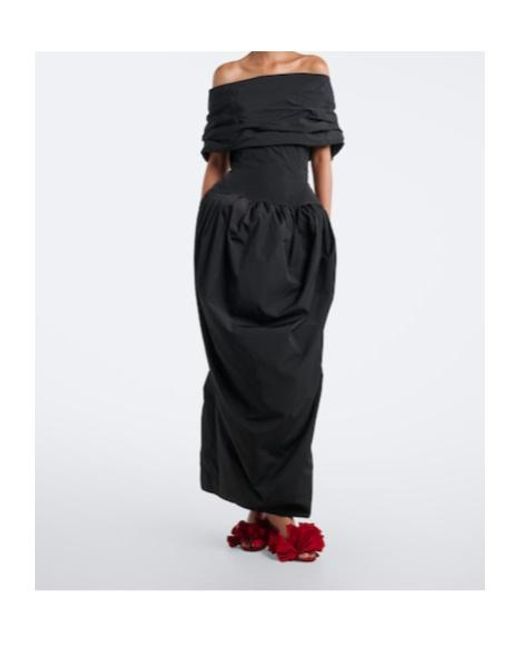 Magda Butrym Black Draped Gown