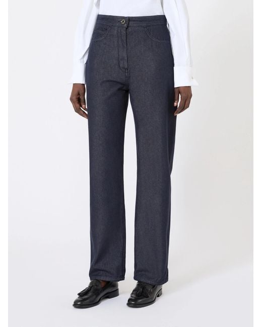 Max Mara Blue Mxmpesco Jeans
