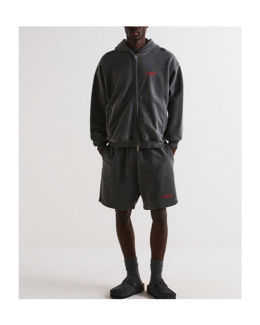 Represent Gray Loose Comfortable Shorts for men