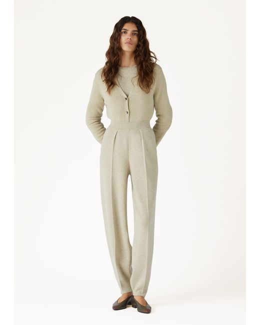 Loro Piana Natural Long-Sleeved Sweater