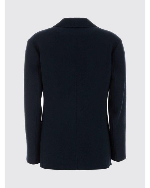 Max Mara Blue 'S Single-Breasted Blazer