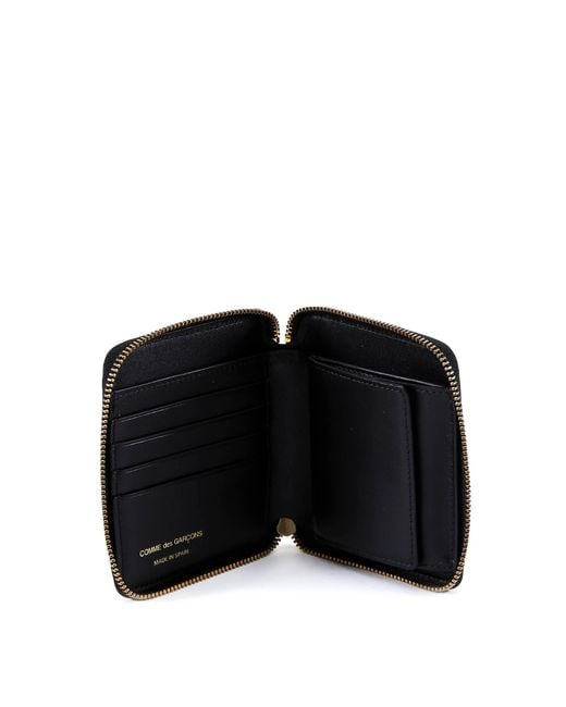 Comme des Garçons Black Comme Des Garçons Wallet Embossed Logotype Wallet for men