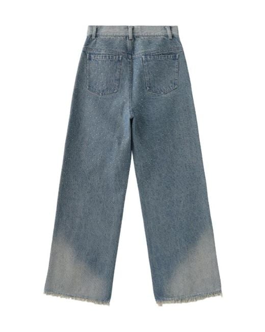 Marissa Chiara Blue Belt Loop Jeans