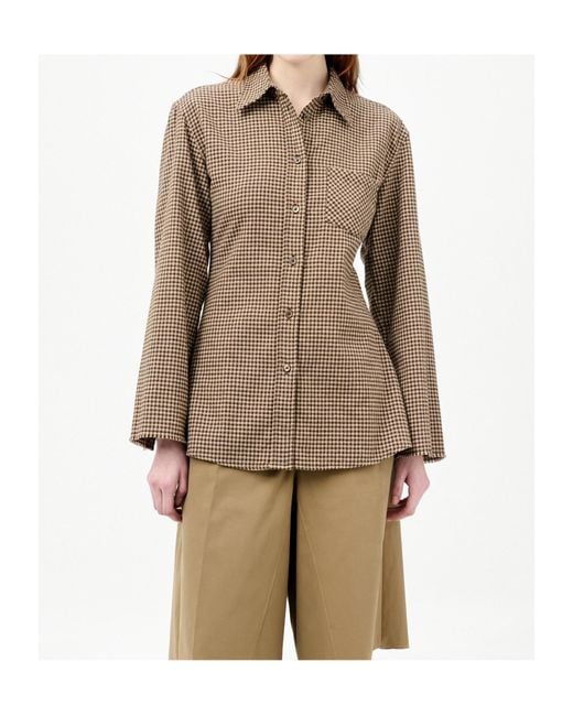 Our Legacy Brown Daisy Shirt