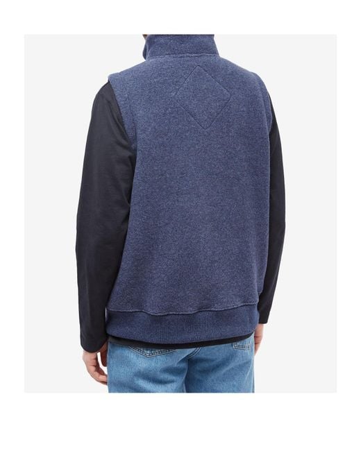 Canada Goose Blue Mersey Logo Patch Gilet for men