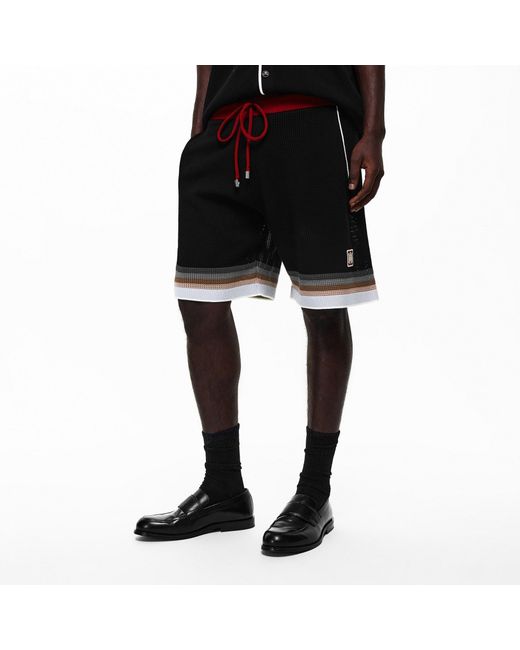 Amiri Gray Drawstring Athletic Shorts for men