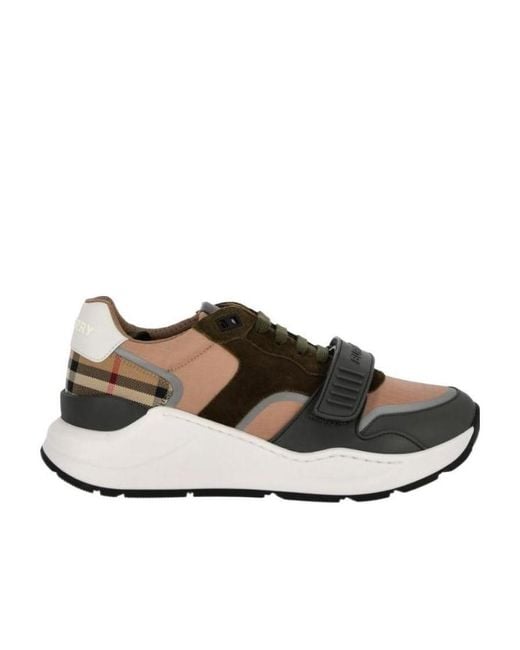 Burberry Multicolor Ramsey Panelled Sneakers for men