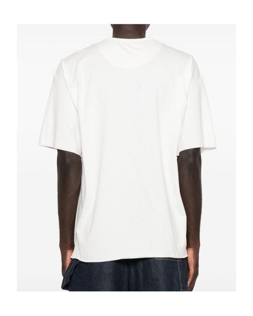 DIESEL White T-Crahor-Boxt-T1 Crewneck T-Shirt for men