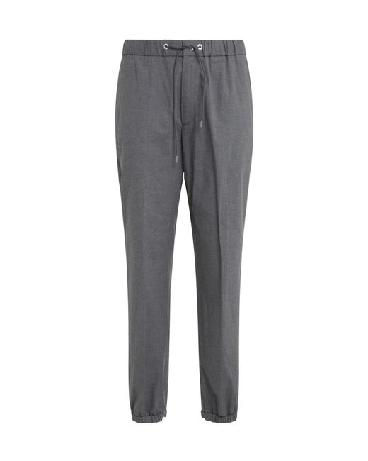 Moncler Gray Jogger Trousers for men