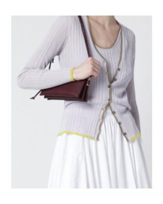 Roberto Collina Blue V-Neck Knitted Cardigan