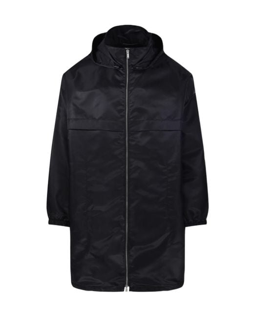 Saint Laurent Blue Hooded Parka for men