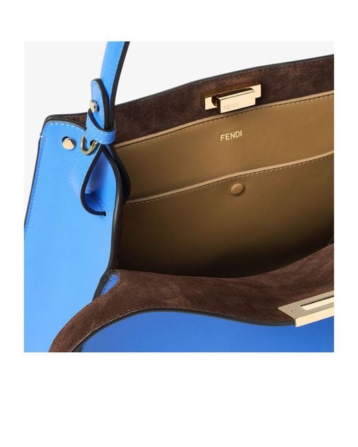 Fendi Blue Way Medium Tote Bag
