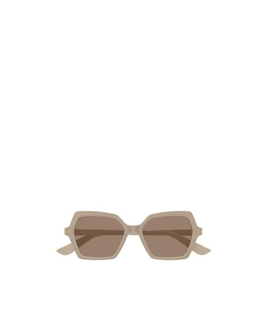 McQueen Multicolor Eyewear Geometric Frame Sunglasses
