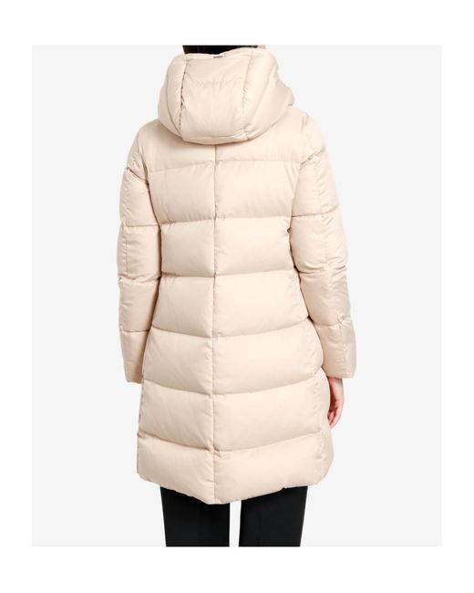 Herno Natural Quilted Zipped Jacket