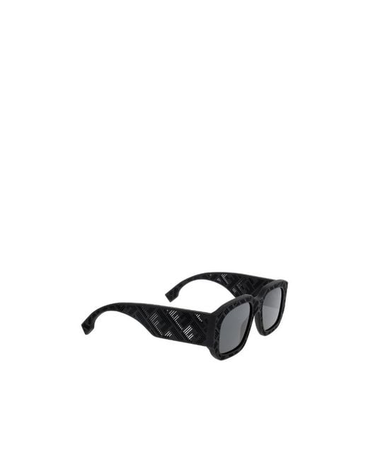 Fendi Black Eyewear Square Frame Sunglasses