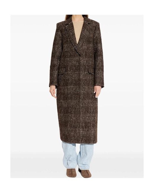 IRO Brown Plaid Coat