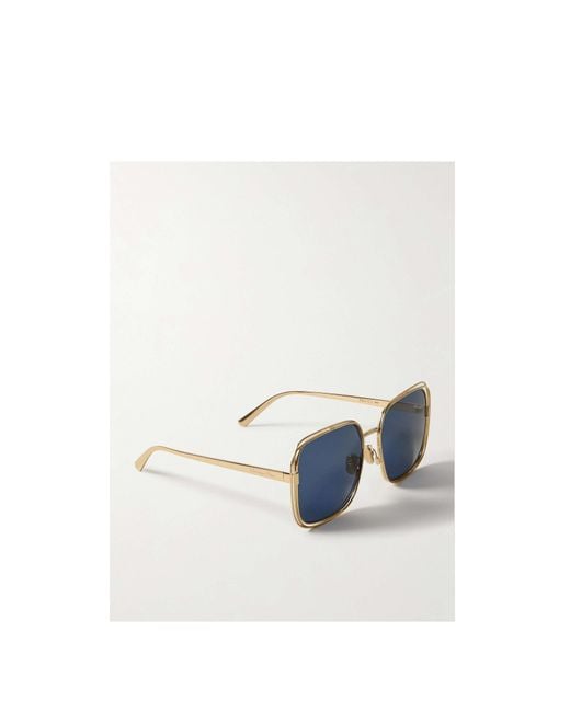 Dior Blue Square Sunglasses