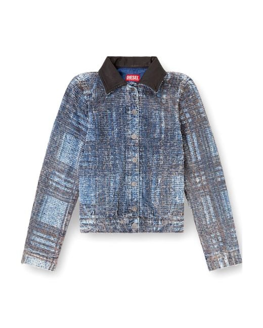 DIESEL Blue De-Ateli-S Jacket