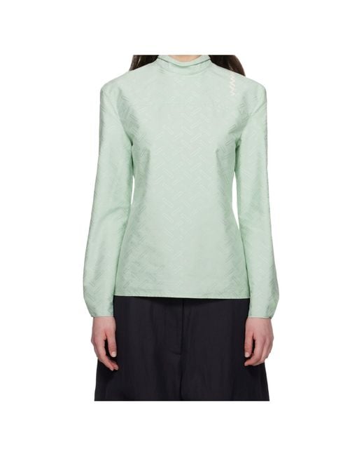 Marni Green Jacquard Shirt