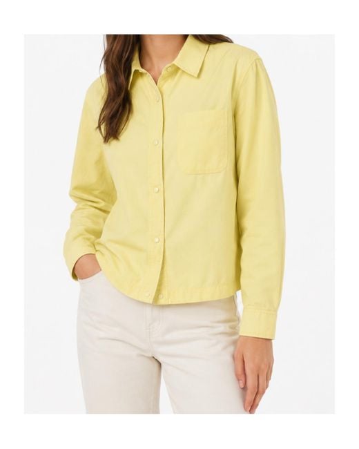 Aspesi Yellow Chest-Pocket Snap-Button Jacket
