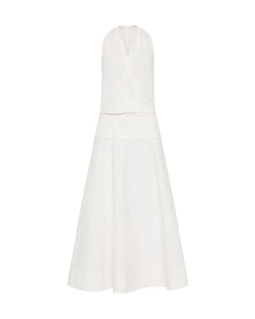St. Agni White Sleeveless Dress