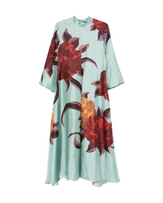 LaDoubleJ White Oversize Printed Dress