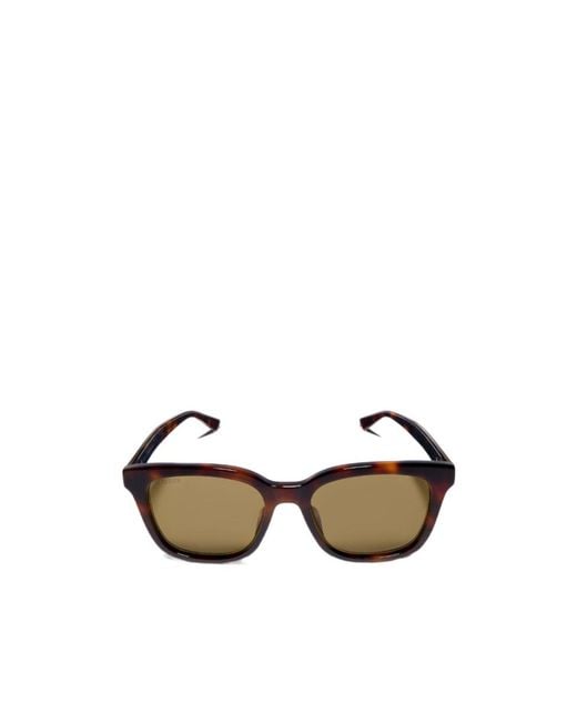 Gucci White Specialized-Fit Rectangular Sunglasses for men