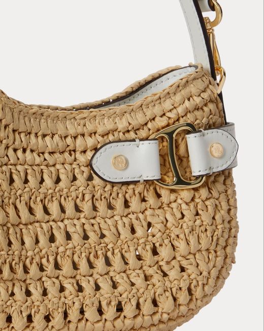 Ralph Lauren Natural Top Handle Shoulder Bag