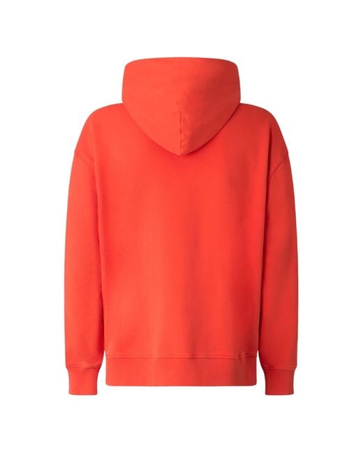 Moose Knuckles Red True North Hoodie for men