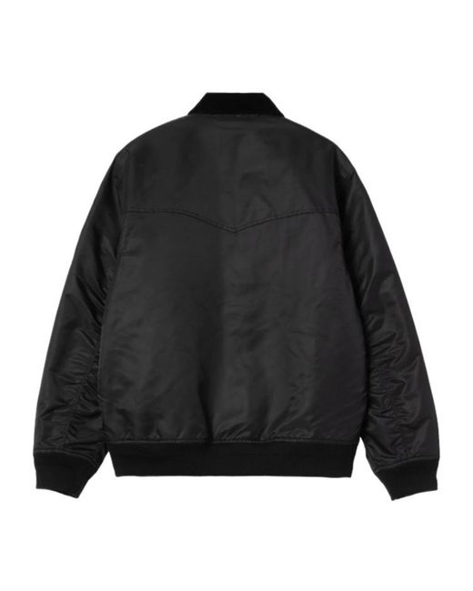 Carhartt Black Santa Fe Alumni Jacket for men