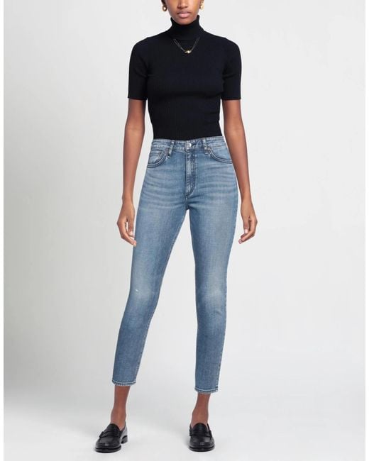 Rag & Bone Blue Slim-Fit Jeans