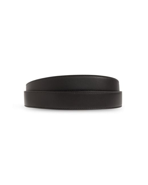 Bottega Veneta White Square Buckle Belt for men