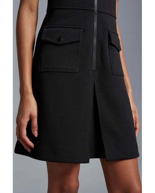 Moncler Black Polo Dress