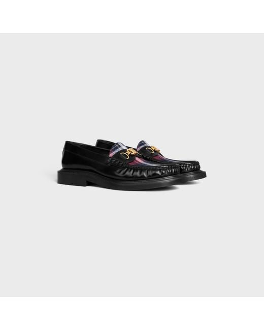 Céline Black Université Triomphe Chain Loafer