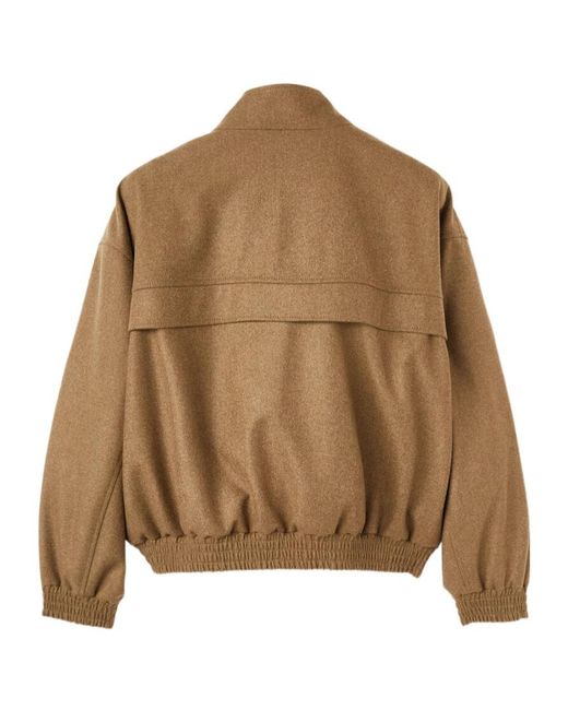 Loro Piana Brown Tristar Pilot Jacket for men