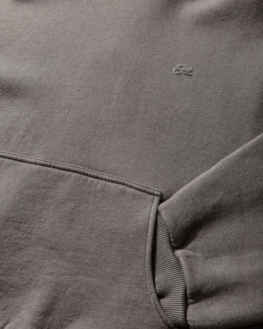 ERL Gray Embroidered Logo Hoodies for men