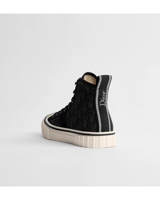 Dior Black Hooper High-Top Sneaker for men