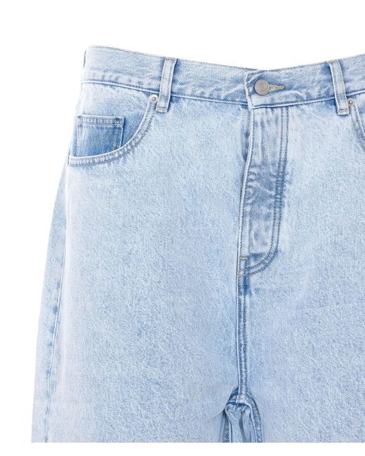 Drole de Monsieur Blue Drôle De Monsieur 5-Pocket Baggy Jeans for men