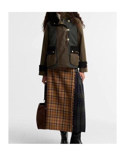 Barbour Multicolor Hazelwood Corduroy-Trim Lobster-Claw Jacket