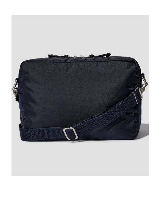 Porter-Yoshida and Co Blue Force Small Zipper Shoulder Bag for men