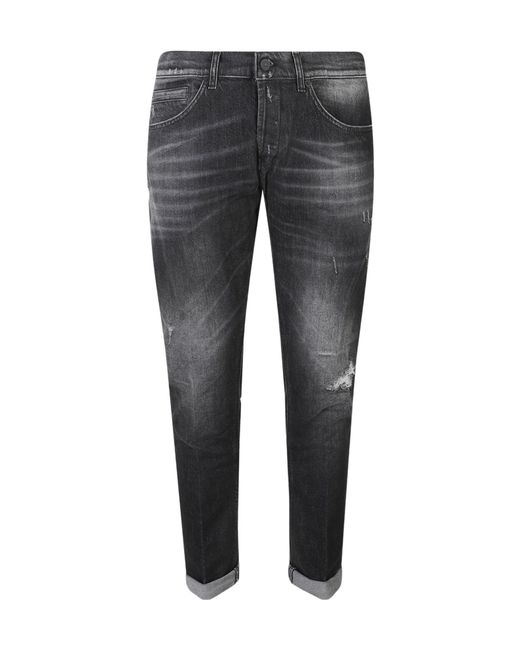 Dondup Gray George Ripped Jeans for men