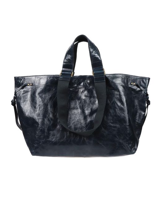 Isabel Marant Black Wardy Tie-Fastened Tote Bag